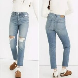 Madewell the perfect vintage jean distressed in denman wash